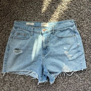 Universal Thread Light Blue Distressed Jean Shorts